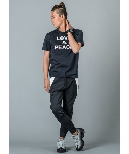 REGIEVO(レジエボ)の「【REGIEVO】メッセージロゴプリントTシャツ(Tシャツ/カットソー・メンズ・ブラック/オフホワイト・S/M/L/XL)」の8枚目の写真