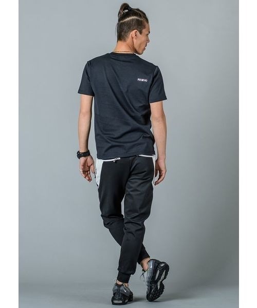 REGIEVO(レジエボ)の「【REGIEVO】メッセージロゴプリントTシャツ(Tシャツ/カットソー・メンズ・ブラック/オフホワイト・S/M/L/XL)」の9枚目の写真