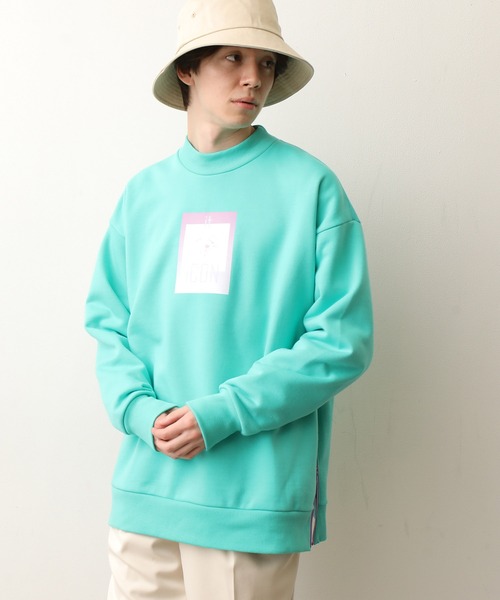 JUNRED（ジュンレッド）の「itiCONドラマティックモックネック（スウェット・メンズ・オフホワイト/ターコイズブルー/ダークパープル・M/L）」の16枚目の写真