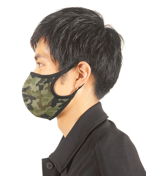 SBG(エスビー)の「迷彩柄 スポーツ マスク / SBG(マスク・レディース・グリーン/ネイビー/ピンク・L)」の14枚目の写真
