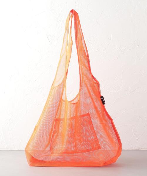 junes(ジュネス)の「JUNES THE MESH(エコバッグ/サブバッグ・レディース・ダークグレー/オレンジ/レッド・FREE)」の3枚目の写真