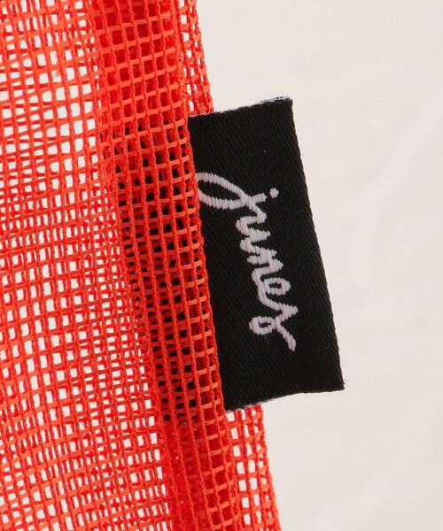 junes(ジュネス)の「JUNES THE MESH(エコバッグ/サブバッグ・レディース・ダークグレー/オレンジ/レッド・FREE)」の9枚目の写真