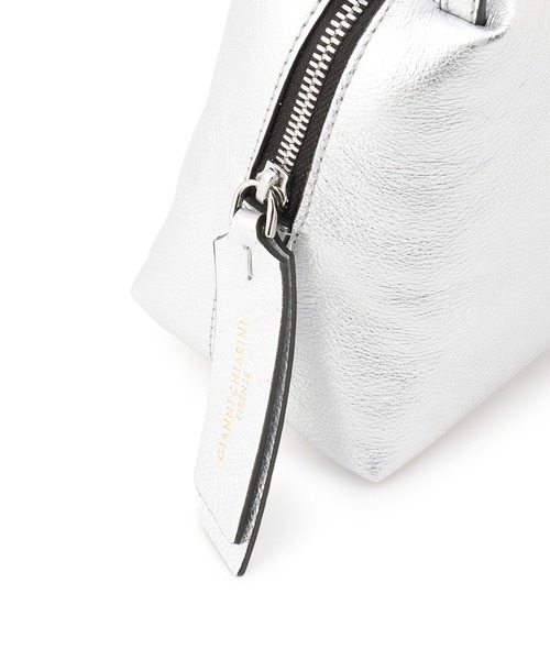 GIANNI CHIARINI（ジャンニ キアリーニ）の「GIANNI CHIARINI / "ALIFA" ショルダー付ハンドバッグ（ハンドバッグ・レディース・シルバー・FREE）」の4枚目の写真