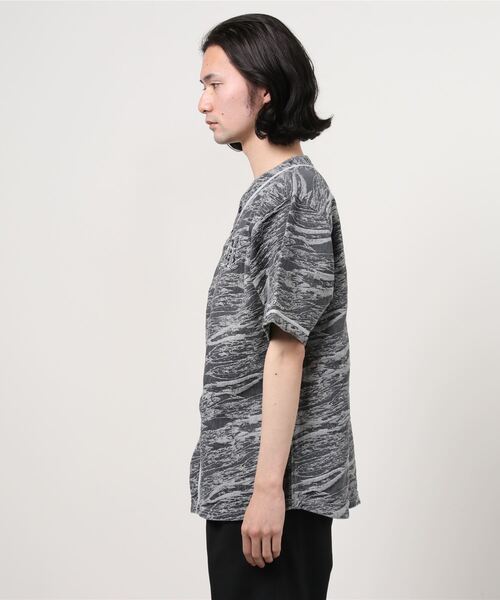 Back Channel（バックチャンネル）の「JACQUARD DENIM BASEBALL SHIRT（シャツ/ブラウス・メンズ・グレー/ブルー・XX-LARGE/X-LARGE/MEDIUM/LARGE）」の10枚目の写真