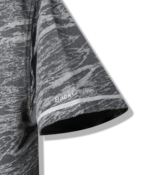 Back Channel（バックチャンネル）の「JACQUARD DENIM BASEBALL SHIRT（シャツ/ブラウス・メンズ・グレー/ブルー・XX-LARGE/X-LARGE/MEDIUM/LARGE）」の4枚目の写真