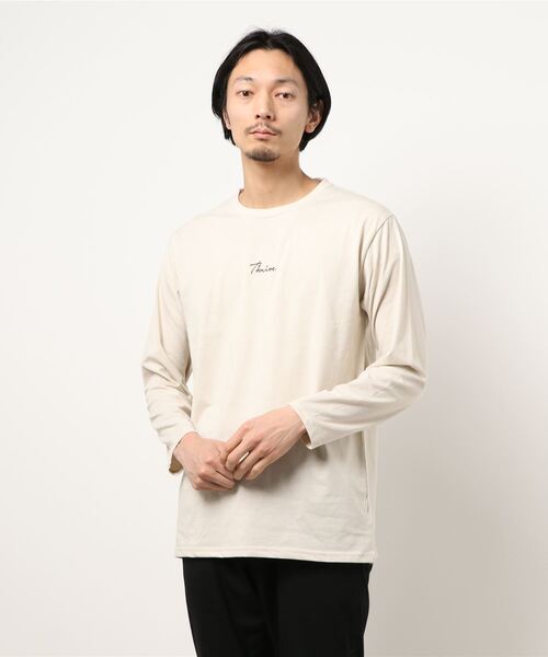 PLUS ONE（プラスワン）の「【PLUS ONE】シャツアンサンブル（アンサンブル・メンズ・ベージュ/ブルー/ダークグレー・M/L/XL）」の6枚目の写真