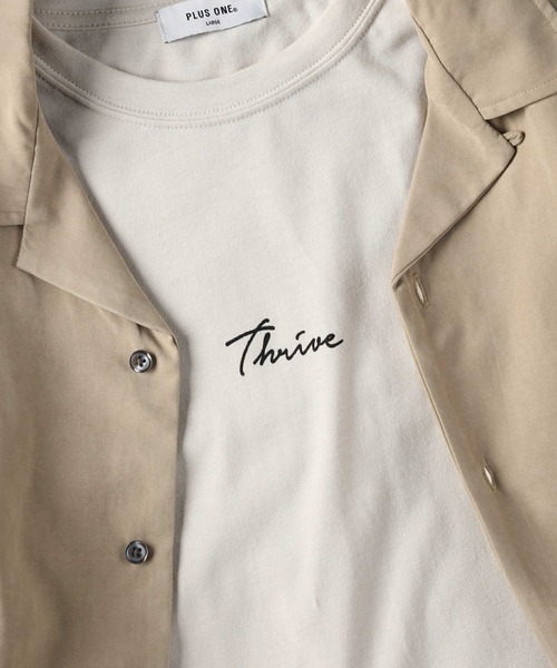 PLUS ONE（プラスワン）の「【PLUS ONE】シャツアンサンブル（アンサンブル・メンズ・ベージュ/ブルー/ダークグレー・M/L/XL）」の10枚目の写真