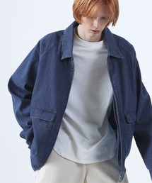 ENDER PRODUCTS（エンダープロダクツ）の「コットンリネンストレッチデニム オーバーサイズジップブルゾン 【ENDER PRODUCTS/エンダープロダクツ】（デニムジャケット）」