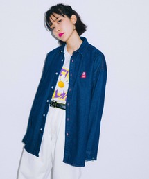 X-girl | EMDROIDERY FACE SHIRT(シャツ/ブラウス)