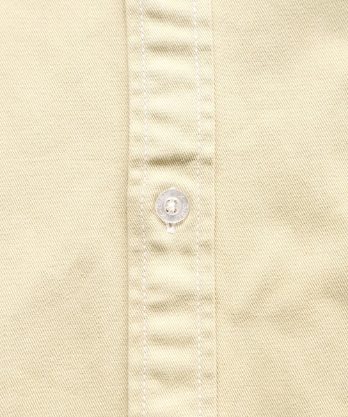 X-girl（エックスガール）の「EMDROIDERY FACE SHIRT（シャツ/ブラウス・レディース・ホワイト/ベージュ/インディゴブルー/ライトインディゴブルー・S/M）」の13枚目の写真