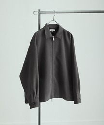 ルーズシルエット Dバックル ダブルジップ ワイドスリーブ ブルゾン ジャケット