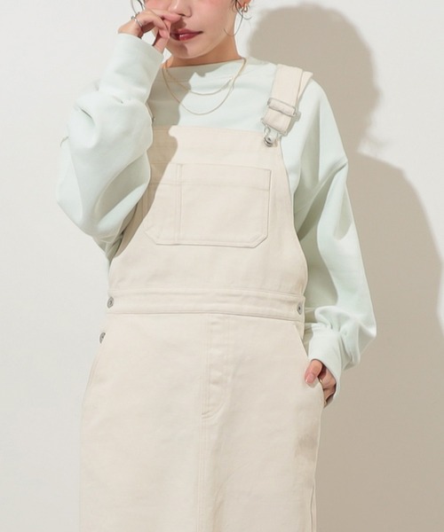 natural couture（ナチュラルクチュール）の「春めき配色裏毛ショートプルオーバー（スウェット・レディース・ミント/サックスブルー/ラベンダー/ピンク・FREE）」の2枚目の写真