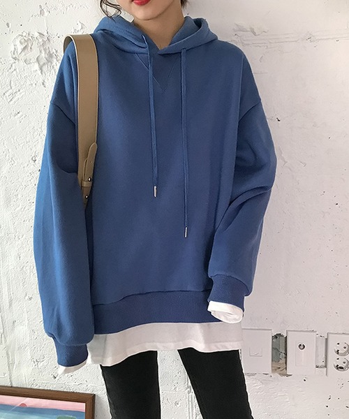 トップス パーカーレイヤードパーカー パーカー Ulysses ユリシス のファッション