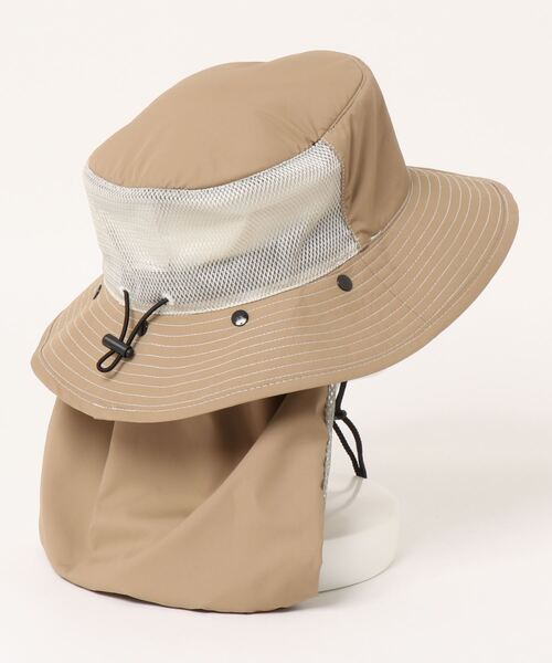 ROXY（ロキシー）の「UV SUP CAMP HAT/ROXY ロキシー レディース サーフハット  マリンハット（ハット・レディース・ベージュ/ブラック・FREE）」の4枚目の写真
