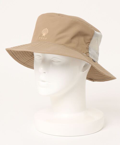 ROXY（ロキシー）の「UV SUP CAMP HAT/ROXY ロキシー レディース サーフハット  マリンハット（ハット・レディース・ベージュ/ブラック・FREE）」の3枚目の写真