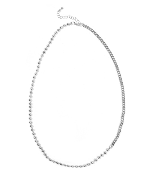 Figments（フィグメンツ）の「キヘイ&ボールチェーンネックレス（ネックレス・レディース・シルバー・FREE）」の5枚目の写真