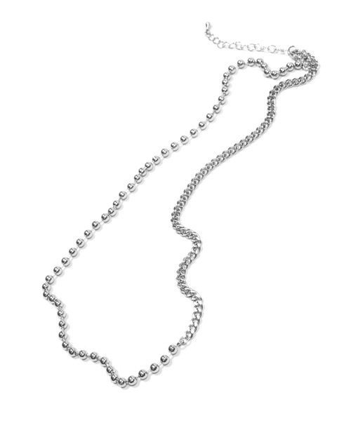 Figments（フィグメンツ）の「キヘイ&ボールチェーンネックレス（ネックレス・レディース・シルバー・FREE）」の3枚目の写真