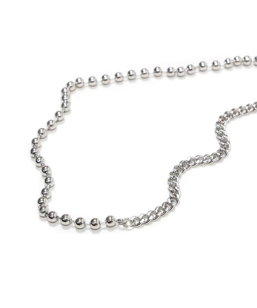 Figments（フィグメンツ）の「キヘイ&ボールチェーンネックレス（ネックレス・レディース・シルバー・FREE）」の2枚目の写真