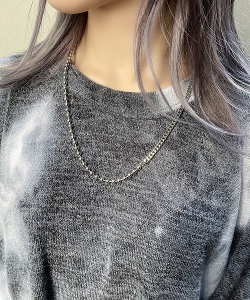 Figments（フィグメンツ）の「キヘイ&ボールチェーンネックレス（ネックレス・レディース・シルバー・FREE）」の7枚目の写真