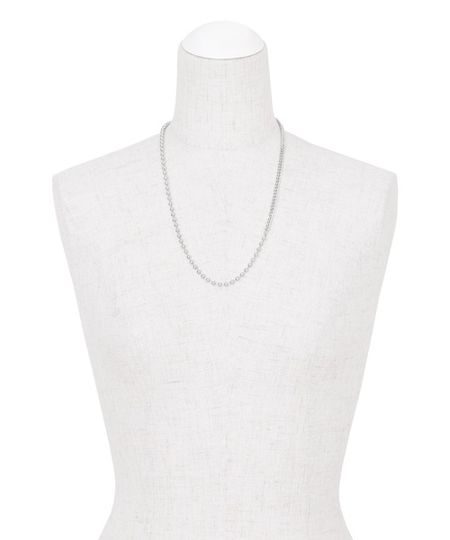 Figments（フィグメンツ）の「キヘイ&ボールチェーンネックレス（ネックレス・レディース・シルバー・FREE）」の6枚目の写真