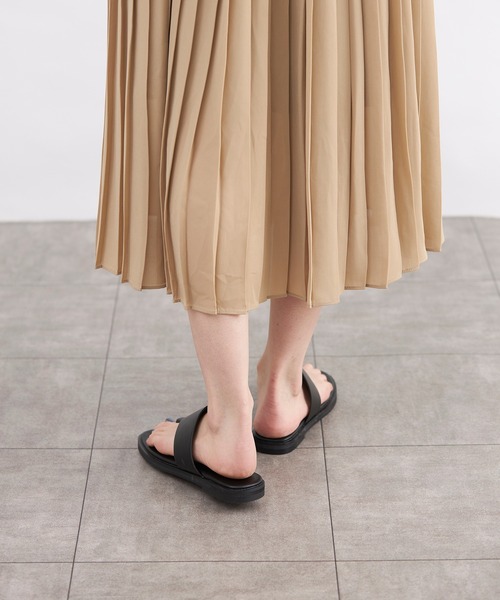 Fabby fabby（ファビィーファビィー）の「トングフラットサンダル（サンダル・レディース・ブラウン/ホワイト/パイソン/ブラック/ライトグリーン・MEDIUM/SS/LARGE/SMALL）」の22枚目の写真