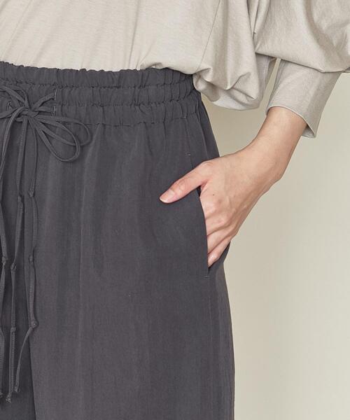 ASTRAET（アストラット）の「＜ASTRAET（アストラット）＞ウエストドロー イージー ワイドパンツ†（その他パンツ・レディース・パープル/オリーブ/イエロー/オレンジ/ダークグレー・1/0/00）」の12枚目の写真