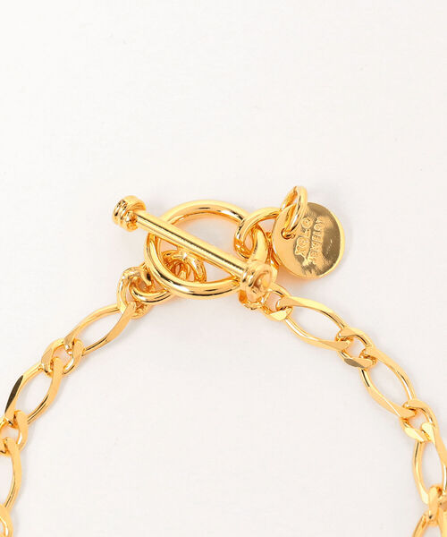 Ray BEAMS（レイビームス）の「XOLO JEWELRY/ Oval Mutual ブレスレット GOLD（ブレスレット・レディース・ゴールド・ONE SIZE）」の4枚目の写真