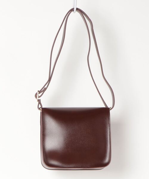 WEGO（ウィゴー）の「WEGO/サッチェルミニショルダーバッグ（ショルダーバッグ・レディース・ブラウン/ブラック・FREE）」の3枚目の写真