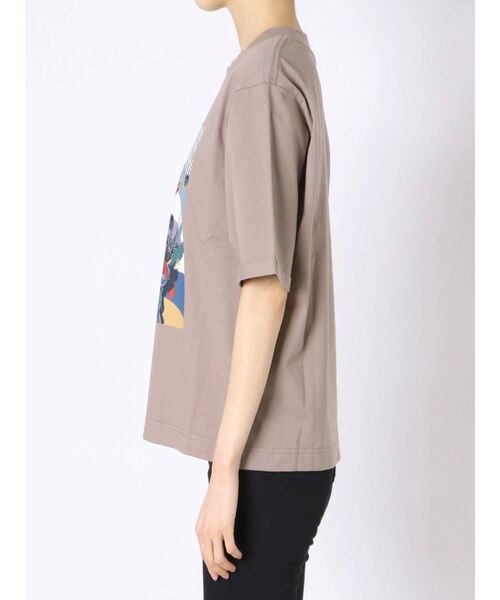 MURUA（ムルーア）の「ペインティングTシャツ（Tシャツ/カットソー・レディース・ホワイト/モカ・FREE）」の13枚目の写真