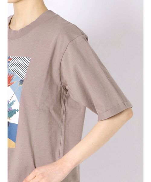 MURUA（ムルーア）の「ペインティングTシャツ（Tシャツ/カットソー・レディース・ホワイト/モカ・FREE）」の16枚目の写真