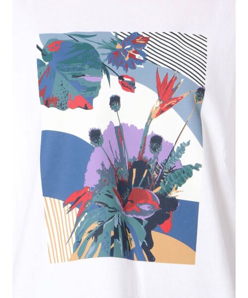 MURUA（ムルーア）の「ペインティングTシャツ（Tシャツ/カットソー・レディース・ホワイト/モカ・FREE）」の18枚目の写真