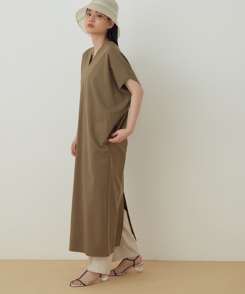 アウトレット店舗 Web限定 Tcポンチvネックワンピース ワンピース Adam Et Rope アダムエロペ のファッション通販 Zozotown