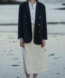【LeonoraYang】Jacquard medium skirt chw1524