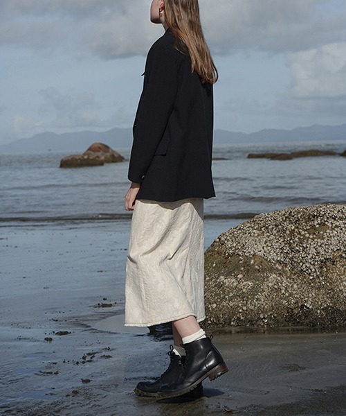 LeonoraYang】Jacquard medium skirt chw1524-ファッション通販
