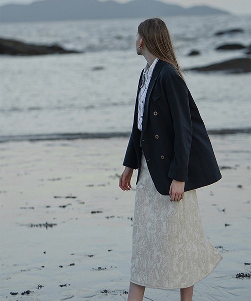 chuclla(チュクラ)の「【LeonoraYang】Jacquard medium skirt chw1524(スカート・レディース・ホワイト系その他・L/M/S)」の8枚目の写真