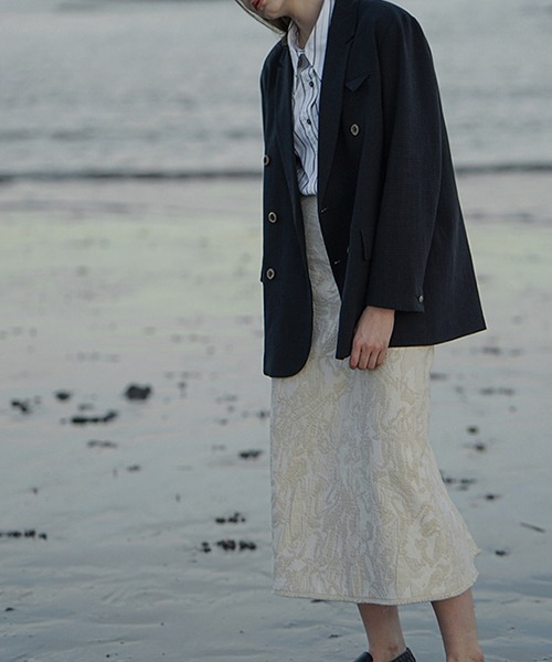 chuclla(チュクラ)の「【LeonoraYang】Jacquard medium skirt chw1524(スカート・レディース・ホワイト系その他・L/M/S)」の13枚目の写真