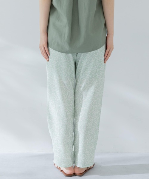 URBAN RESEARCH Sonny Label（アーバンリサーチサニーレーベル）の「『セットアップ対応』 フラワープリントイージーパンツ（その他パンツ・レディース・ブラック/ベージュ/ミント・FREE）」の17枚目の写真