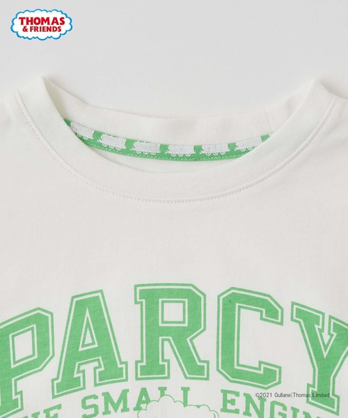 CIAOPANIC TYPY（チャオパニックティピー）の「【きかんしゃトーマス】カレッジプリントTee（Tシャツ/カットソー・キッズ・ホワイト/ブラック/レッド/ブルー/グリーン・90/100/110）」の6枚目の写真