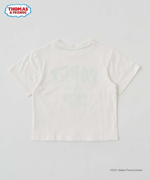 CIAOPANIC TYPY（チャオパニックティピー）の「【きかんしゃトーマス】カレッジプリントTee（Tシャツ/カットソー・キッズ・ホワイト/ブラック/レッド/ブルー/グリーン・90/100/110）」の11枚目の写真
