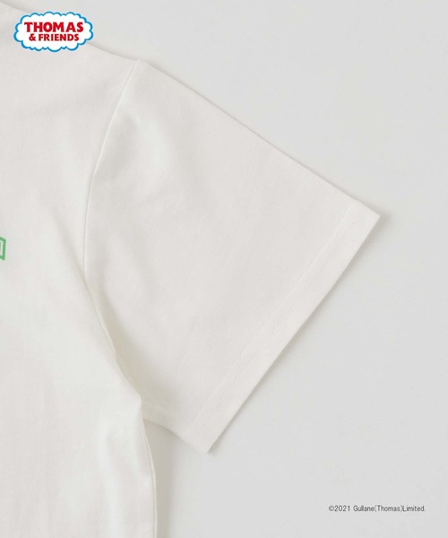 CIAOPANIC TYPY（チャオパニックティピー）の「【きかんしゃトーマス】カレッジプリントTee（Tシャツ/カットソー・キッズ・ホワイト/ブラック/レッド/ブルー/グリーン・90/100/110）」の8枚目の写真