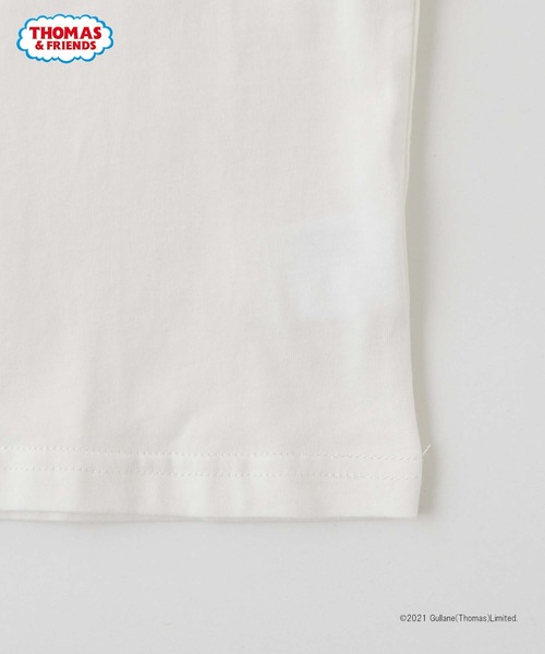 CIAOPANIC TYPY（チャオパニックティピー）の「【きかんしゃトーマス】カレッジプリントTee（Tシャツ/カットソー・キッズ・ホワイト/ブラック/レッド/ブルー/グリーン・90/100/110）」の9枚目の写真