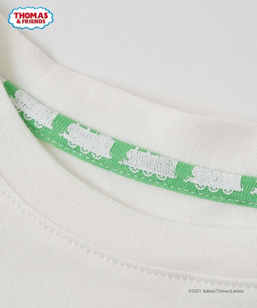 CIAOPANIC TYPY（チャオパニックティピー）の「【きかんしゃトーマス】カレッジプリントTee（Tシャツ/カットソー・キッズ・ホワイト/ブラック/レッド/ブルー/グリーン・90/100/110）」の10枚目の写真