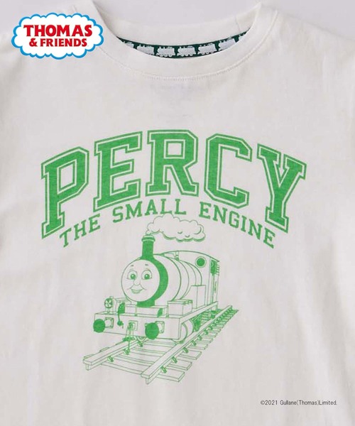 CIAOPANIC TYPY（チャオパニックティピー）の「【きかんしゃトーマス】カレッジプリントTee（Tシャツ/カットソー・キッズ・ホワイト/ブラック/レッド/ブルー/グリーン・90/100/110）」の12枚目の写真