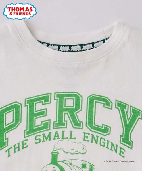 CIAOPANIC TYPY（チャオパニックティピー）の「【きかんしゃトーマス】カレッジプリントTee（Tシャツ/カットソー・キッズ・ホワイト/ブラック/レッド/ブルー/グリーン・90/100/110）」の13枚目の写真