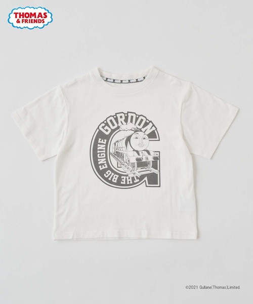 CIAOPANIC TYPY（チャオパニックティピー）の「【きかんしゃトーマス】カレッジプリントTee（Tシャツ/カットソー・キッズ・ホワイト/ブラック/レッド/ブルー/グリーン・90/100/110）」の16枚目の写真