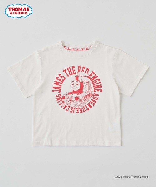 CIAOPANIC TYPY（チャオパニックティピー）の「【きかんしゃトーマス】カレッジプリントTee（Tシャツ/カットソー・キッズ・ホワイト/ブラック/レッド/ブルー/グリーン・90/100/110）」の17枚目の写真