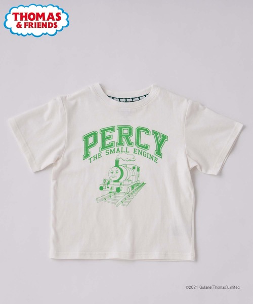 CIAOPANIC TYPY（チャオパニックティピー）の「【きかんしゃトーマス】カレッジプリントTee（Tシャツ/カットソー・キッズ・ホワイト/ブラック/レッド/ブルー/グリーン・90/100/110）」の15枚目の写真