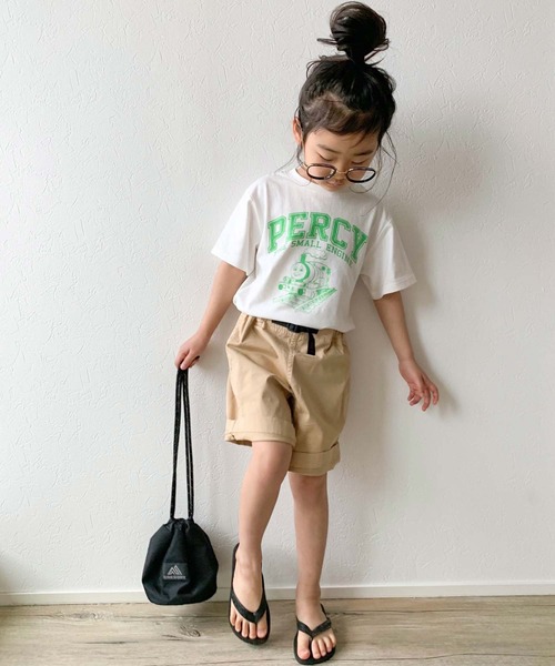 CIAOPANIC TYPY（チャオパニックティピー）の「【きかんしゃトーマス】カレッジプリントTee（Tシャツ/カットソー・キッズ・ホワイト/ブラック/レッド/ブルー/グリーン・90/100/110）」の14枚目の写真