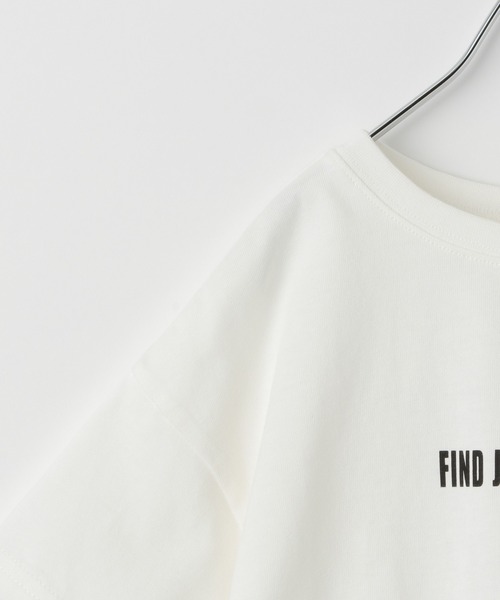 GLOBAL WORK（グローバルワーク）の「【キッズ】シャーベッTEE/ロゴチュニック/947181（Tシャツ/カットソー・キッズ・ホワイト/ダークグレー/ライトパープル/ライトイエロー・110cm/120cm/130cm/140cm/150cm/160cm/100cm）」の15枚目の写真