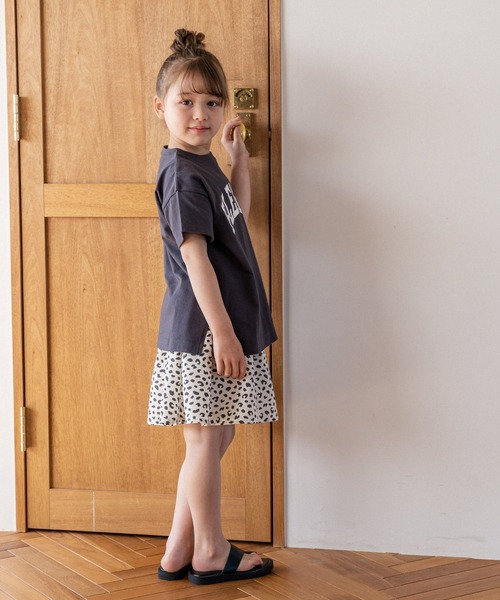 GLOBAL WORK（グローバルワーク）の「【キッズ】シャーベッTEE/ロゴチュニック/947181（Tシャツ/カットソー・キッズ・ホワイト/ダークグレー/ライトパープル/ライトイエロー・110cm/120cm/130cm/140cm/150cm/160cm/100cm）」の12枚目の写真